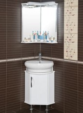 Угловое зеркало Аква Родос Глория ZU 45 интерьер